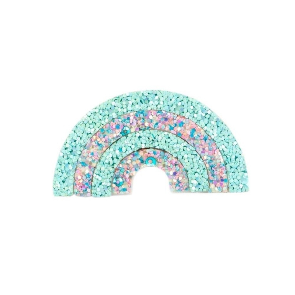 Rainbow Reflections - blue hair clip NWT